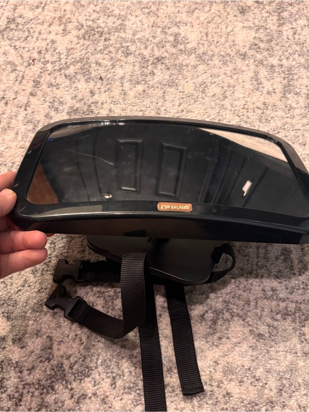 Black Baby Car Mirror - Wide View Rear-Facing Infant mirror